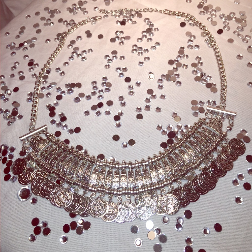 “It’s all Greek” coin necklace
